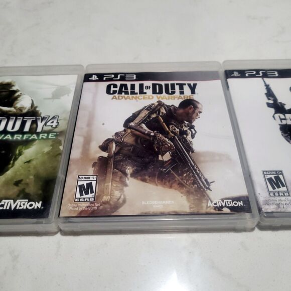 PS3 Game Lot Call of Duty 4 Modern Warfare Advanced Warfare MW3 Playstation CIB - Picture 3 of 14